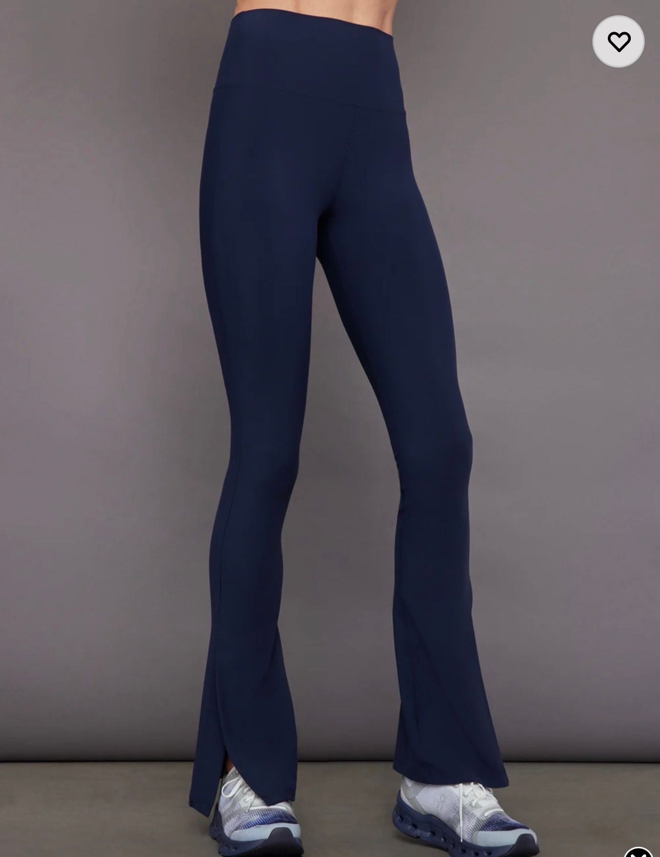 Carbon38 Split Front Legging In Melt - Navy Blazer Medium $118 Msrp